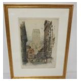 1094	LUIGI KASIMIR, NEW YORK CITY BARCLAY VESEY BUILDING MANHATTAN, SIGNED AND NUMBERED 89/100