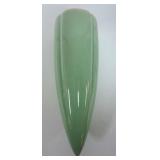 1116	ART DECO JADE GREEN POTTERY WALL POCKET, APPROXIMATELY 13 IN H