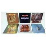 1123	VINTAGE VINYL RECORD ROCK ALBUMS, ASSORTED LPS, NO POSTER