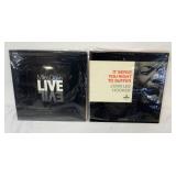 1144	VINTAGE VINYL RECORD MILES DAVIS, JOHN LEE HOOKER ALBUMS, ASSORTED LPS, MILES DAVIS ALBUM SEALE