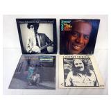 1156	VINTAGE VINYL RECORD BLUES ALBUMS, ASSORTED LPS, P & G MEAT MARKHAM *THE TRIAL* SEALED