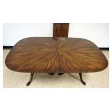 1226	JOHN STUART DINING TABLE WITH 1 LEAF, APPROXIMATELY 69 IN X 45 IN X 29 IN H, LEAF 18 IN W
