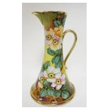 1038	HAND PAINTED NIPPON EWER, APPROXIMATELY 12 1/2 IN HIGH