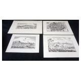 1094	GROUP OF GERMAN PRINTS OR EARLY ENGRAVINGS, LARGEST APPROXIMATELY 20 IN X 12 IN OVERALL