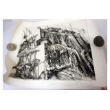 1097	PETER GRAU ARTWORK SIGNED AND NUMBERED 13/30, APPROXIMATELY 30 IN X 24 IN