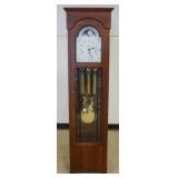 1180	ETHAN ALLEN GRANDFATHERS CLOCK IN CHERRY CASE, APPROXIMATELY 21 IN X 12 IN X 78 IN