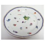 1013	RICHARD GINORI ITALIAN FRUITS PORCELAIN ROUND PLATTER, APPROXIMATELY  13 1/4 IN