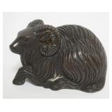 1101	BRONZE RAM, APPROXIMATELY 6 IN X 4 IN X 4 IN