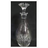 1116	BACCARAT CRYSTAL DECANTOR, APPROXIMATELY 11 IN HIGH
