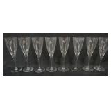 1135	8-8 1/4 IN BACCARAT CRYSTAL DOM PERIGNON CLARET WINE GLASSES