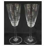 1137	SIMON PEARCE CHAMPAGNES, APPROXIMATELY 8 IN HIGH