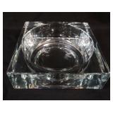 1152	LARGE CRYSTAL SEVRES FRANCE BOWL, APPROXIMATELY 8 IN SQUARE X 3 IN HIGH