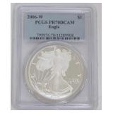 1034	EAGLE SILVER DOLLAR 2006-W