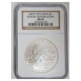1039	LITTLE ROCK SCHOOL DESEGREGATION SILVER DOLLAR 2007-P