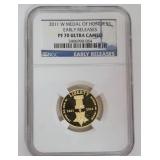 1062	MEDAL OF HONOR 5 DOLLAR GOLD COIN 2011-W