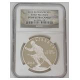 1064	INFANTRY COMMEMORATIVE SILVER DOLLAR 2012-W