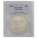 1094	YELLOWSTONE SILVER DOLLAR 1999-P