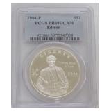 1120	EDISON SILVER DOLLAR 2004-P