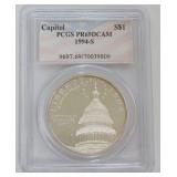 1140	CAPITOL SILVER DOLLAR 1994-S