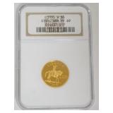 1150	CIVIL WAR $5 GOLD COIN 1995-W