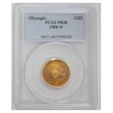 1197	OLYMPIC $5 GOLD COIN 1988-W