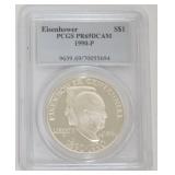 1205	EISENHOWER SILVER DOLLAR 1990-P