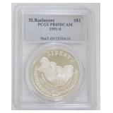 1213	MOUNT RUSHMORE SILVER DOLLAR 1991-S