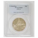 1216	COLUMBUS SILVER HALF DOLLAR 1992-S