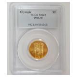 1223	OLYMPIC $5 GOLD COIN 1992-W