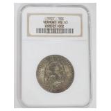 1251	IRA ALLEN FOUNDER OF VERMONT SILVER HALF DOLLAR 1927