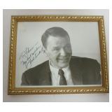 1007	FRANK SINATRA FRAMED PHOTO W/SIGNED SIGNATURE ATTRIBUTED TO FRANK SINATRA, SOME WEAR ON PHOTO, 