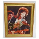 1008	BOB DYLAN PHOTO W/SIGNED SIGNATURE ATTRIBUTED TO BOB DYLAN, APPROXIMATELY 10 IN X 12 N OVERALL