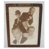 1009	FRANK SINATRA FRAMED IMAGE BY CHAPLIN, APPROXIMATELY 21 IN X 27 IN OVERALL