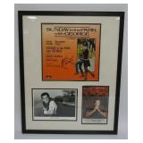 1016	MANDY PATINKIN FRAMED COLLAGE W/PHOTO & ALBUM COVER, SIGNED SIGNATURES OF MANDY PATINKIN, APPRO