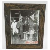 1022	GEORGE C SCOTT FRAMED PHOTO, SIGNED SIGNATURE ATTRIBUTED TO GEORGE C SCOTT, APPROXIMATELY 11 IN