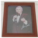 1023	FRANK SINATRA FRAMED PHOTO, SIGNED SIGNATURE ATTRIBUTED TO FRANK SINATRA, APPROXIMATELY 10 IN X