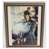 1025	CHRISTOPHER WALKEN FRAMED PHOTO, SIGNED SIGNATURE ATTRIBUTED TO CHRISTOPHER WALKEN, APPROXIMATE