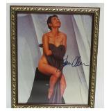 1027	JOAN CHEN FRAMED PHOTO, SIGNED SIGNATURE ATTRIBUTED TO JOAN CHEN, APPROXIMATELY 10 IN X 12 IN O