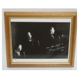 1030	FRANK SINATRA FRAMED PHOTO, SIGNED SIGNATURE ATTRIBUTED TO FRANK SINATRA, APPROXIMATELY 12 IN X