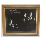 1031	FRANK SINATRA FRAMED PHOTO, SIGNED SIGNATURE ATTRIBUTED TO FRANK SINATRA, APPROXIMATELY 12 IN X