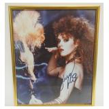 1035	BERNADETTE PETERS FRAMED PHOTO, SIGNED SIGNATURE ON PHOTO, APPROXIMATELY 9 IN X 11 IN OVERALL