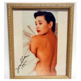 1037	JOAN CHEN FRAMED PHOTO, ATTRIBUTED SIGNED SIGNATURE ON PHOTO