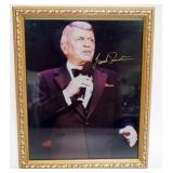 1043	FRANK SINATRA FRAMED PHOTO W/ATTRIBUTED SIGNATURE ON PHOTO, APPROXIMATELY 9 IN X 11 IN OVERALL