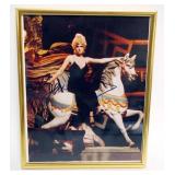 1068	BERNADETTE PETERS FRAMED PHOTO W/ATTRIBUTED SIGNATURE, APPROXIMATELY 9 IN X 11 IN OVERALL