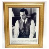 1074	AL PACINO FRAMED MOVIE STILL W/ATTRIBUTED SIGNATURE ON PHOTO, APPROXIMATELY 10 IN X 12 IN