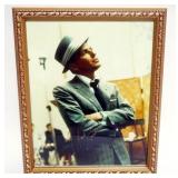 1077	FRANK SINATRA FRAMED PHOTO W/ATTRIBUTED SIGNATURE ON PHOTO, APPROXIMATELY 9 IN X 11 IN OVERALL