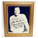 1078	FRANK SINATRA FRAMED PHOTO W/ATTRIBUTED SIGNATURE ON PHOTO, APPROXIMATELY 10 IN X 12 IN