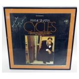 1115	FRANK SINATRA FRAMED & MATTED ALBUM W/ATTRIBUTED SIGNATURE, APPROXIMATELY 15 IN X 15 IN OVERALL
