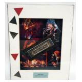 1134	BOB DYLAN FRAMED HONNER HARMONICA W/ATTRIBUTED SIGNATURE, APPROXIMATELY 11 IN X 14 IN X 2 IN OV