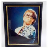 1137	ELTON JOHN PHOTO W/ATTRIBUTED SIGNATURE, APPROXIMATELY 10 IN X 12 IN OVERALL